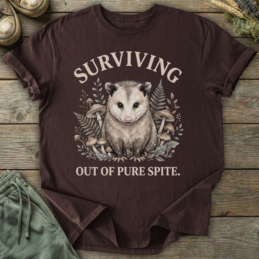Printify T-Shirt Surviving Possum T-Shirt