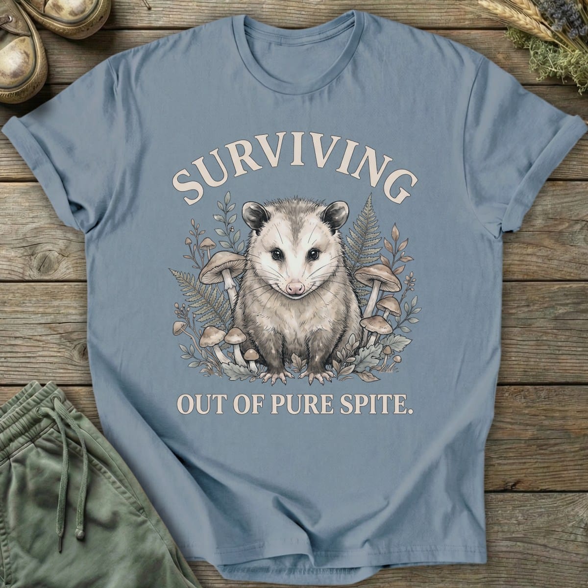 Printify T-Shirt Surviving Possum T-Shirt