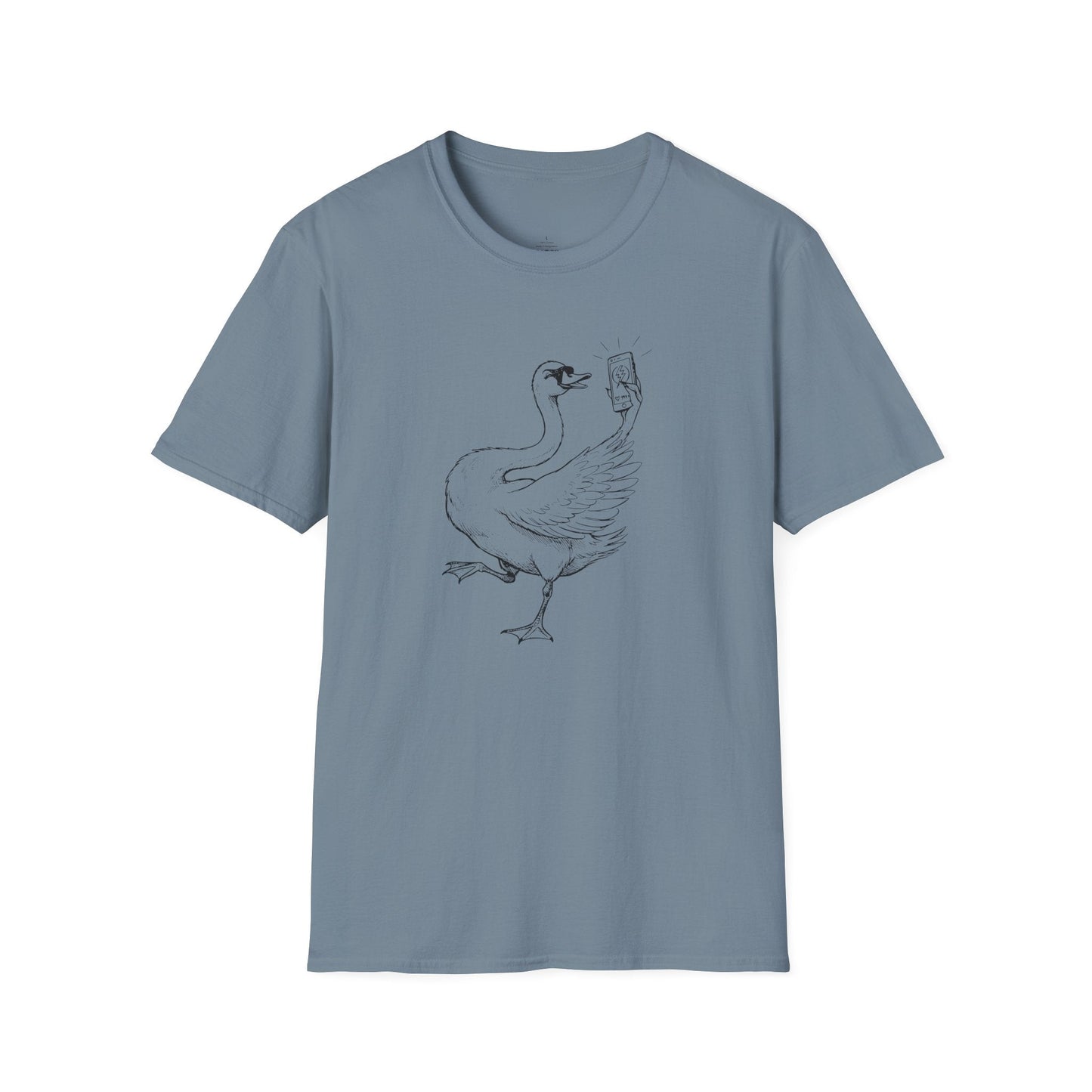 Printify T-Shirt Swan Selfie T-Shirt