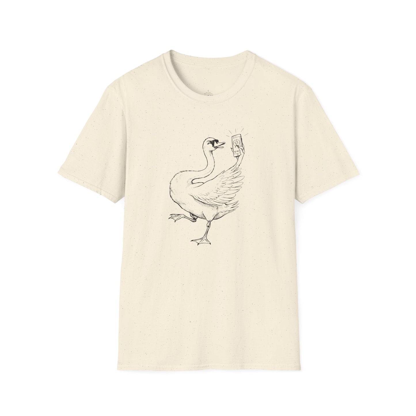 Printify T-Shirt Swan Selfie T-Shirt