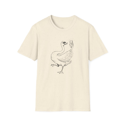 Printify T-Shirt Swan Selfie T-Shirt