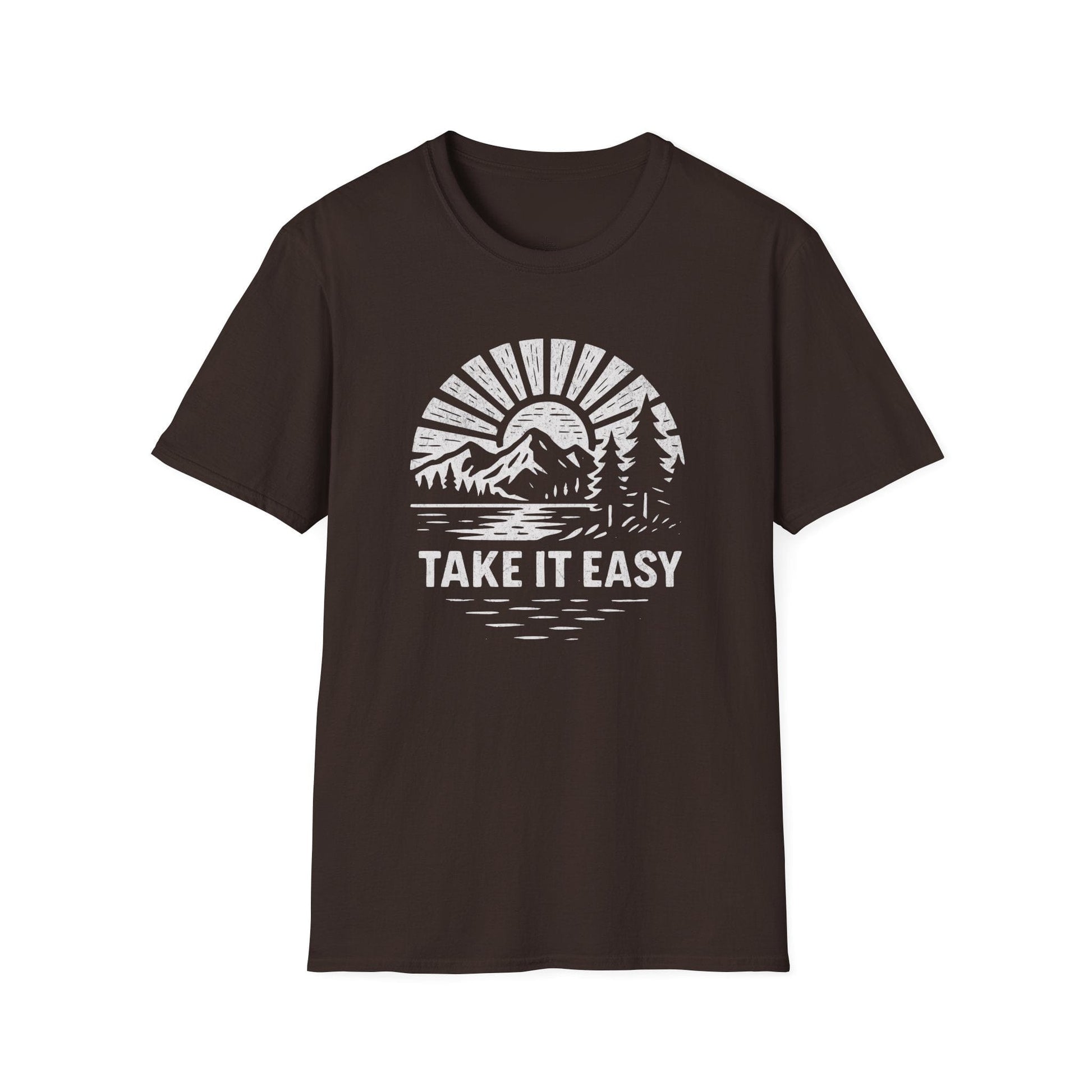 Printify T-Shirt Take It Easy Badge T-Shirt