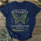 Printify T-Shirt Talk Butterfly T-Shirt