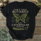 Printify T-Shirt Talk Butterfly T-Shirt