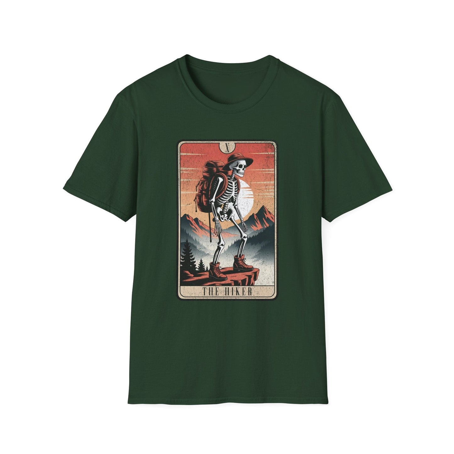 Printify T-Shirt Tarot Hiker T-Shirt