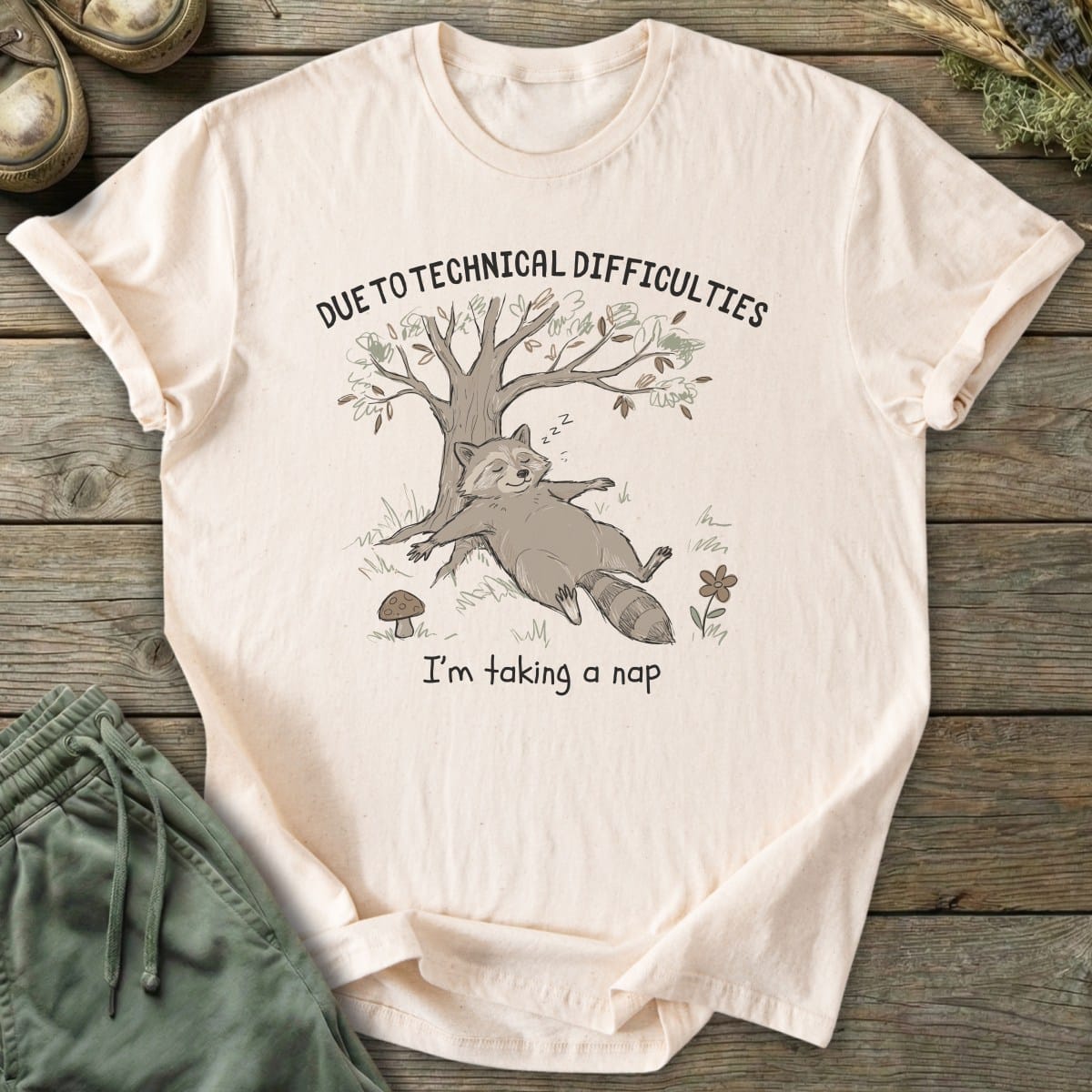 Printify T-Shirt Technical Difficulties T-Shirt