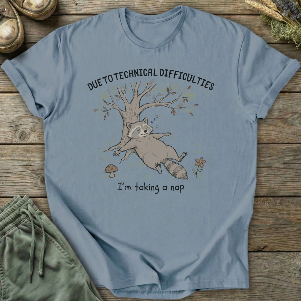Printify T-Shirt Technical Difficulties T-Shirt