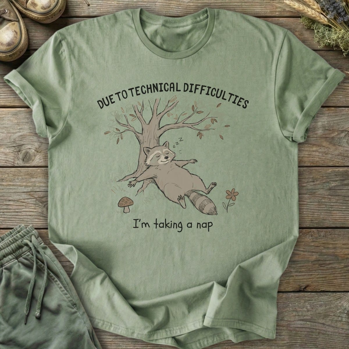 Printify T-Shirt Technical Difficulties T-Shirt