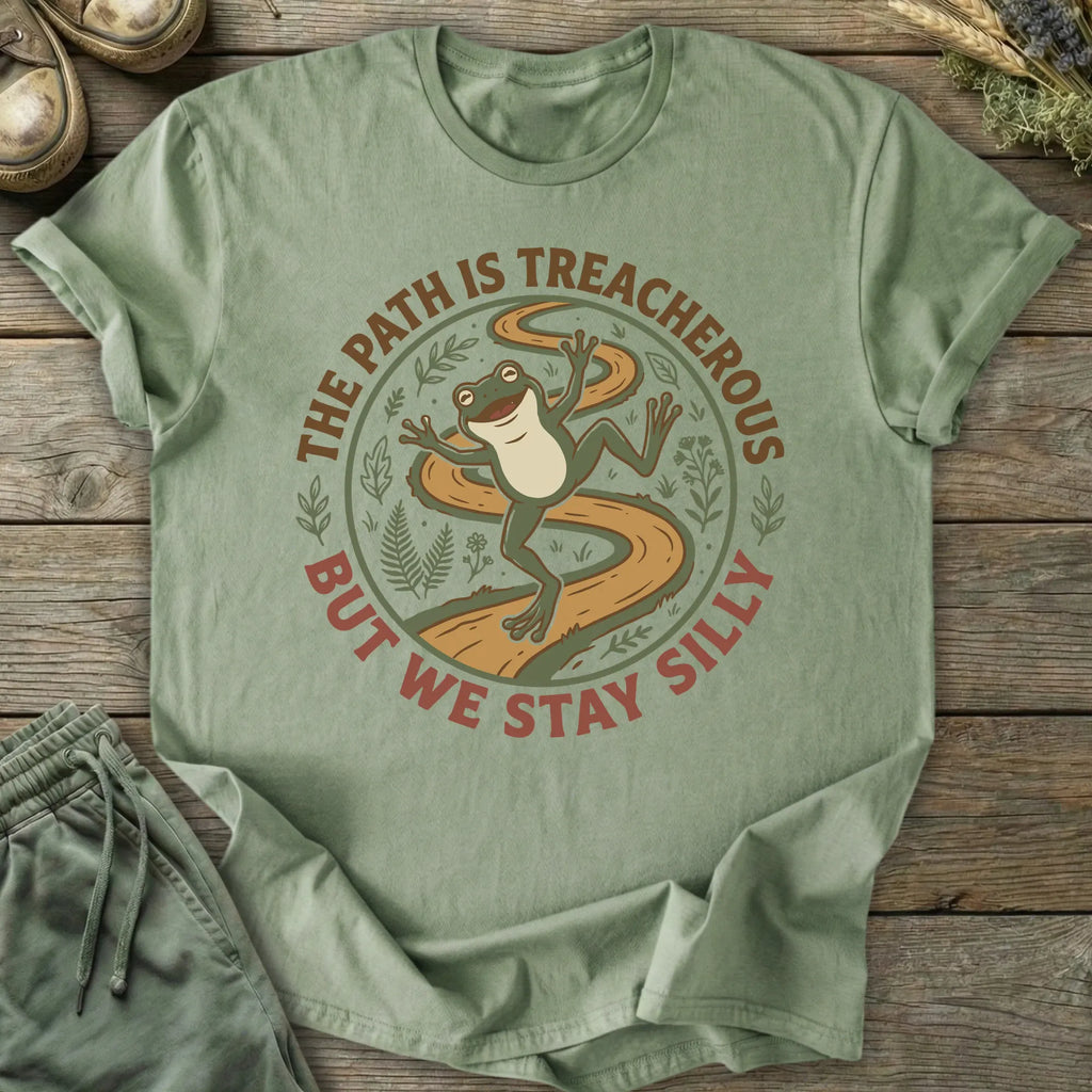 Printify T-Shirt The Path Is Treacherous T-Shirt