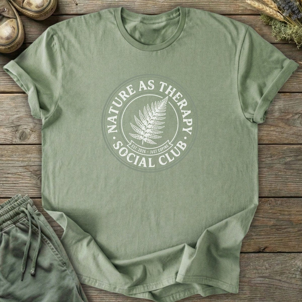 Printify T-Shirt Therapy Social Club T-Shirt