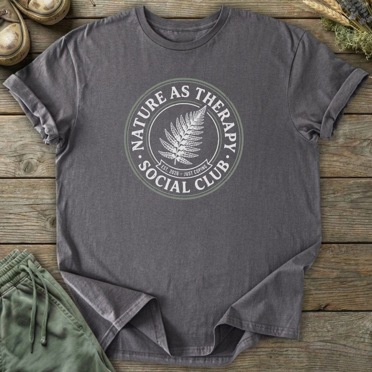 Printify T-Shirt Therapy Social Club T-Shirt