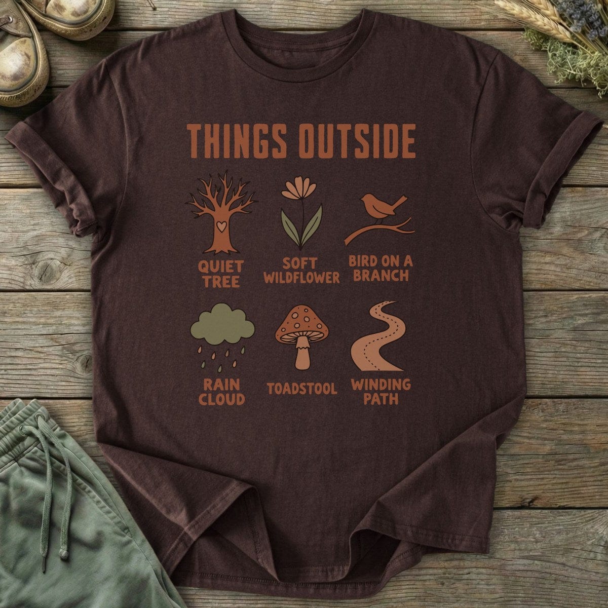 Printify T-Shirt Things Outside T-Shirt