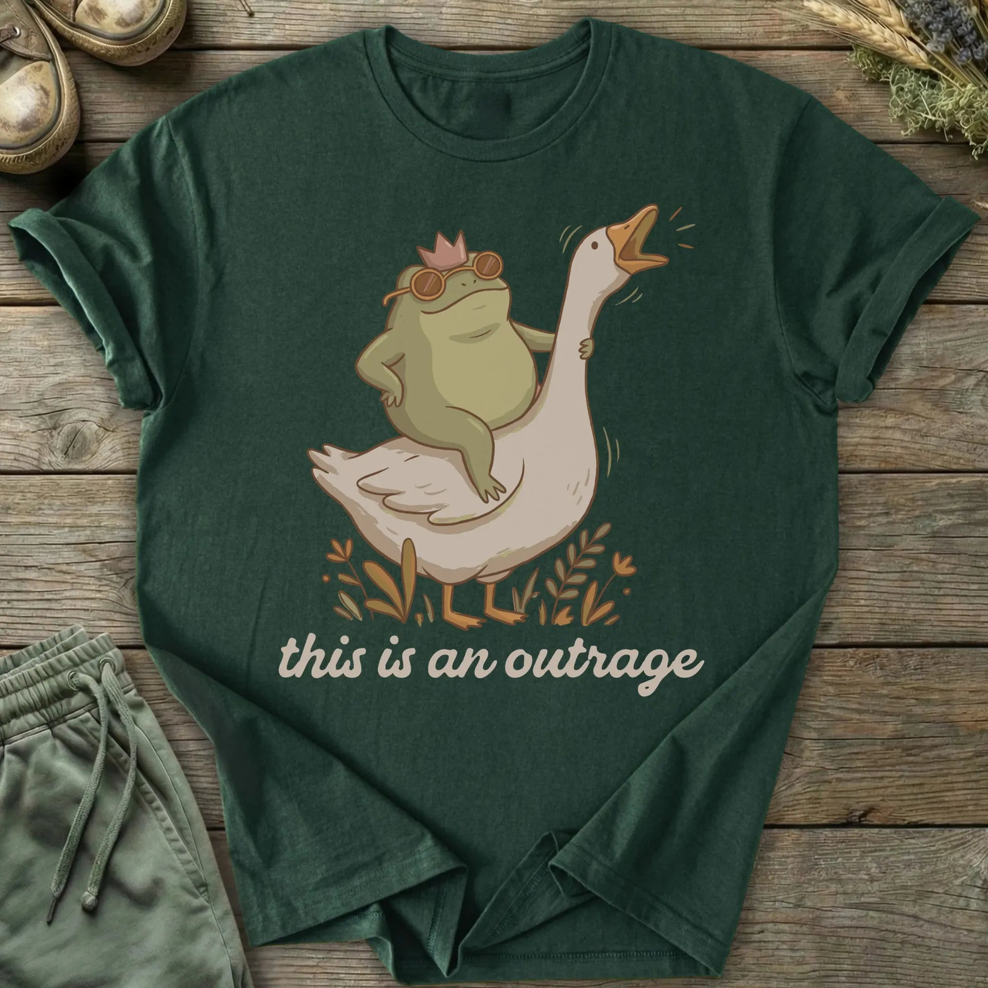 Printify T-Shirt This Is An Outrage T-Shirt