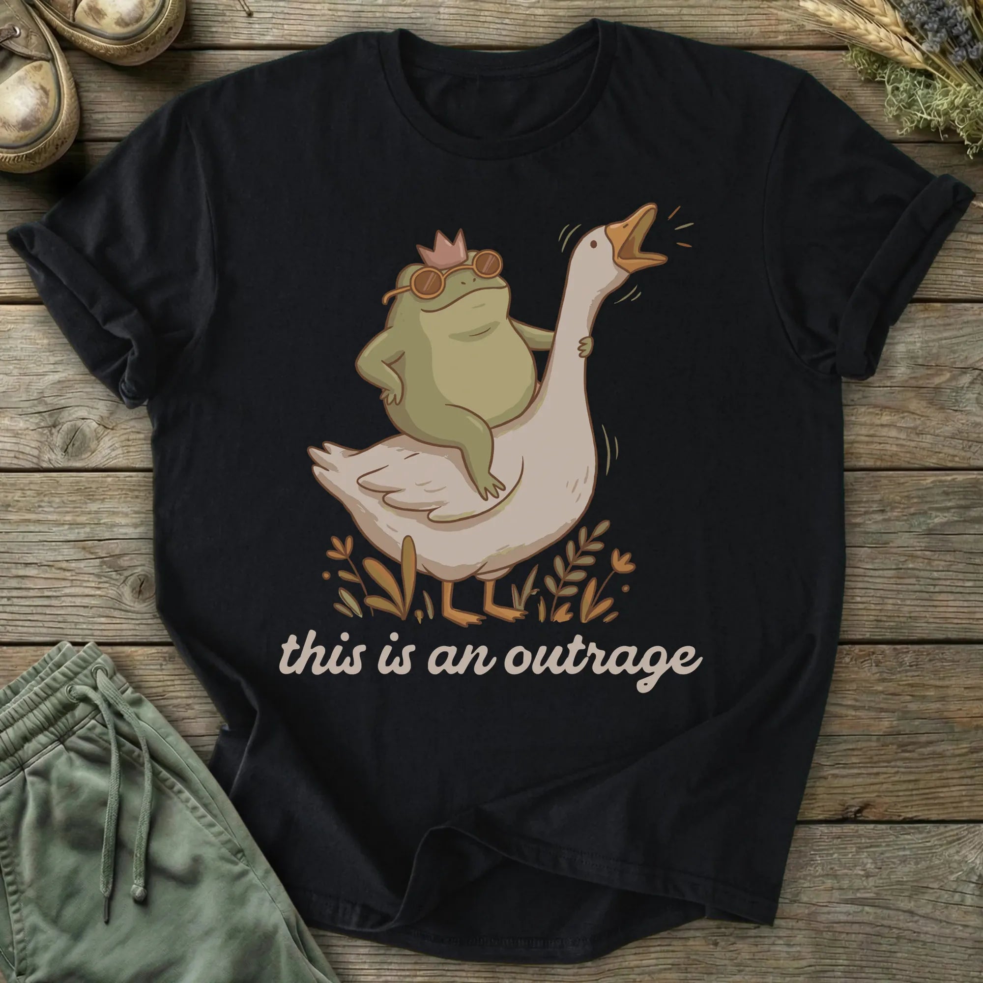 Printify T-Shirt This Is An Outrage T-Shirt