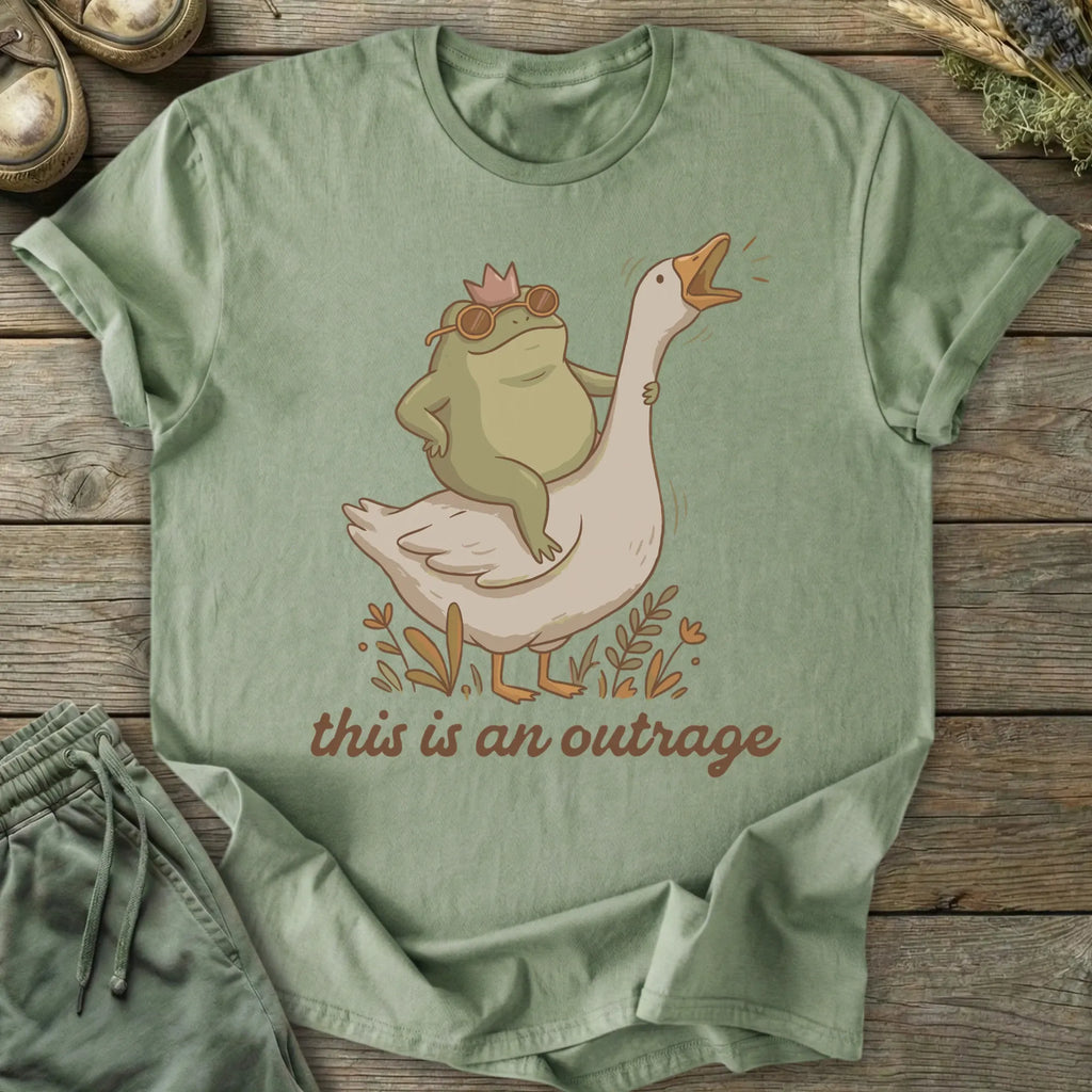 Printify T-Shirt This Is An Outrage T-Shirt
