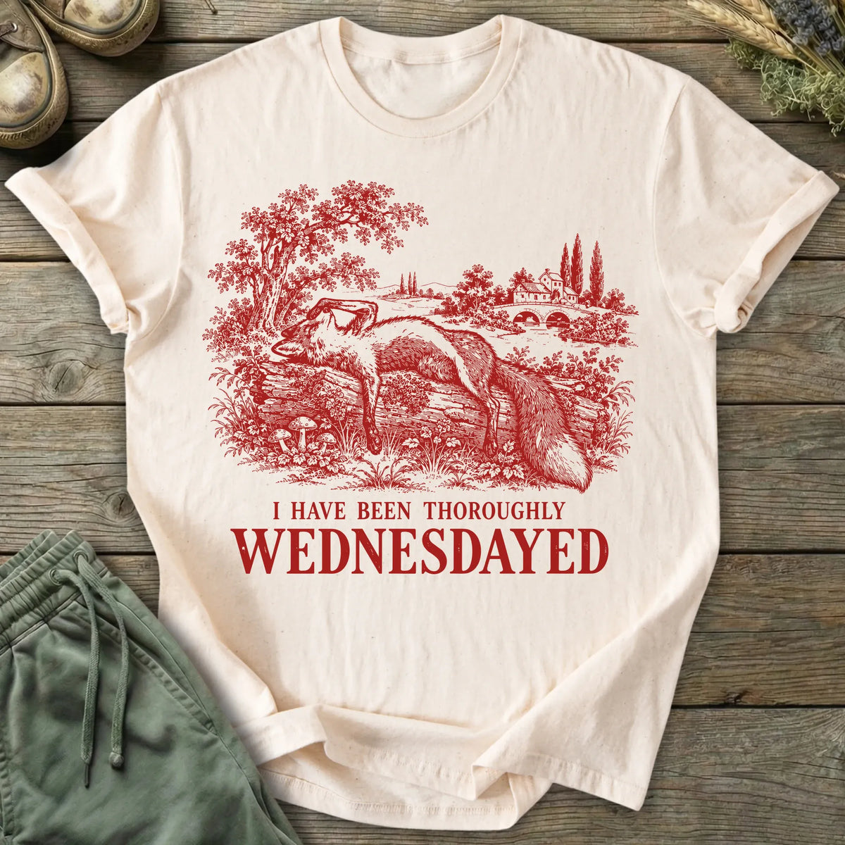 Printify T-Shirt Thoroughly Wednesdayed T-Shirt
