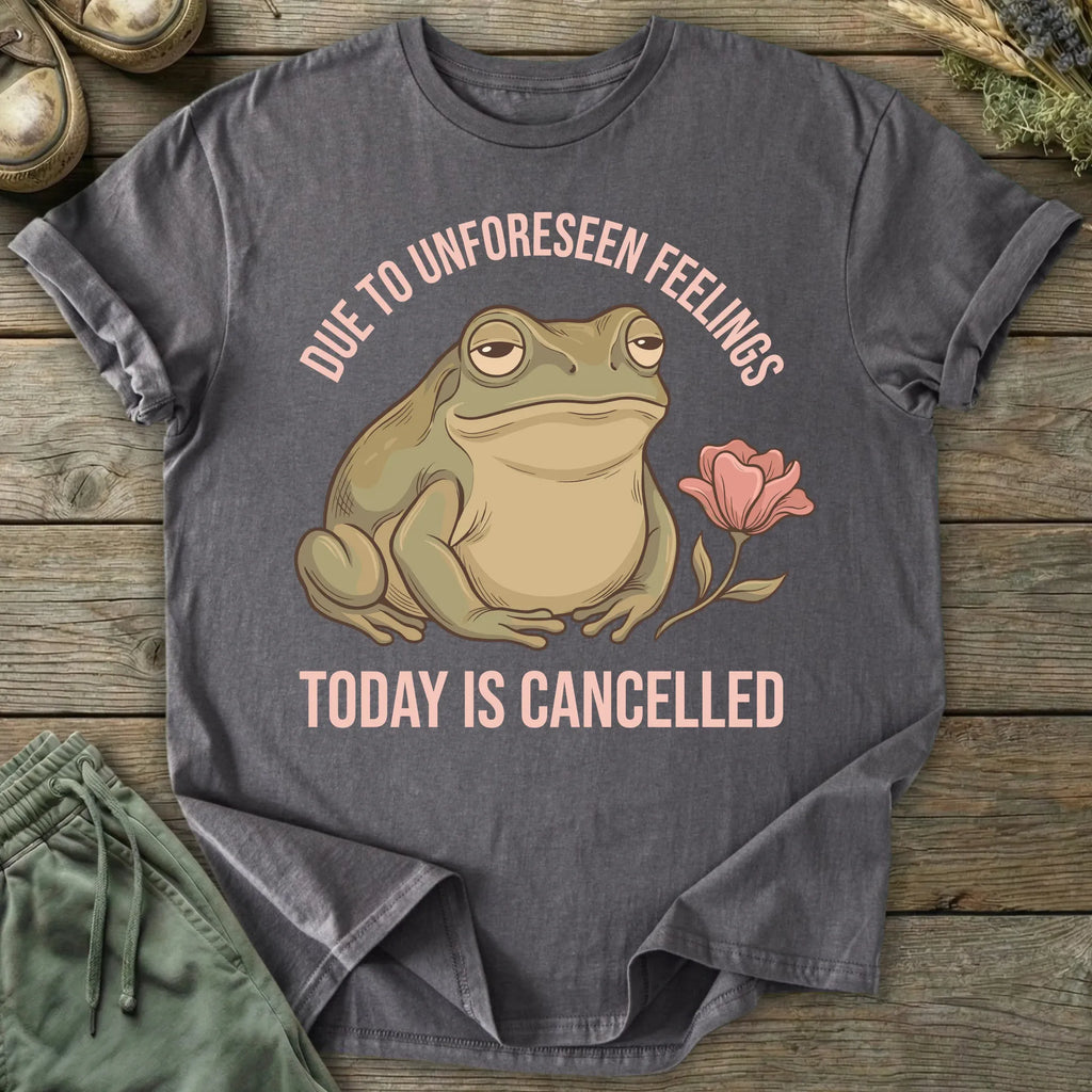 Printify T-Shirt Today Is Cancelled T-Shirt