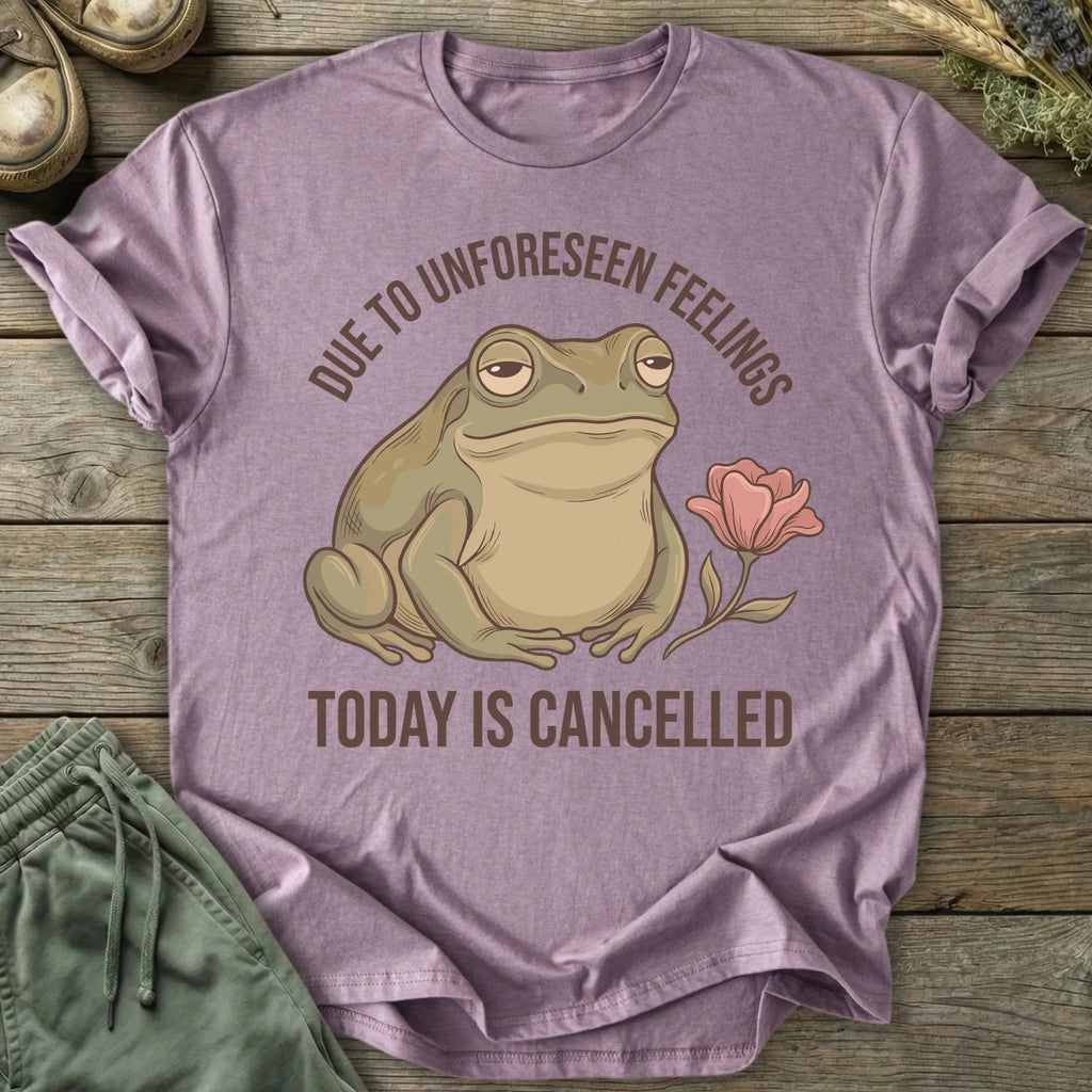 Printify T-Shirt Today Is Cancelled T-Shirt