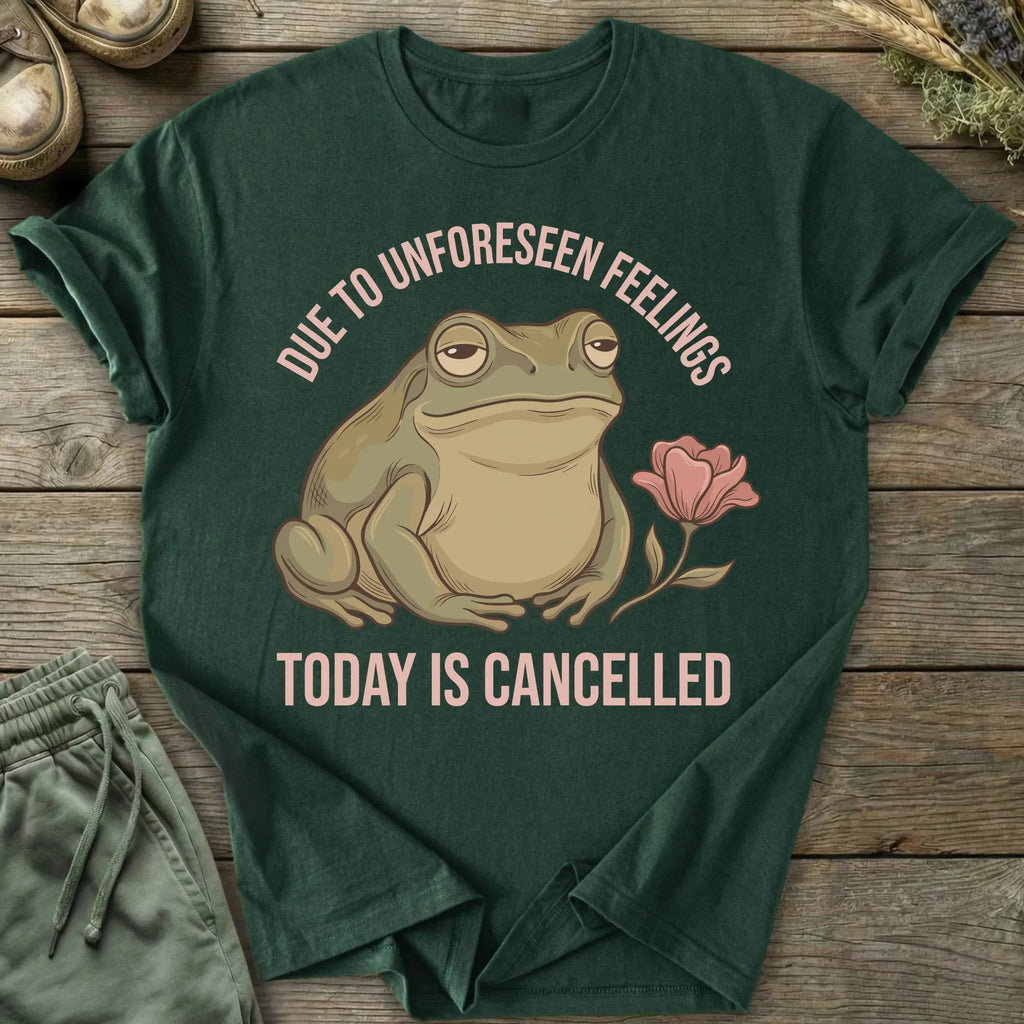Printify T-Shirt Today Is Cancelled T-Shirt