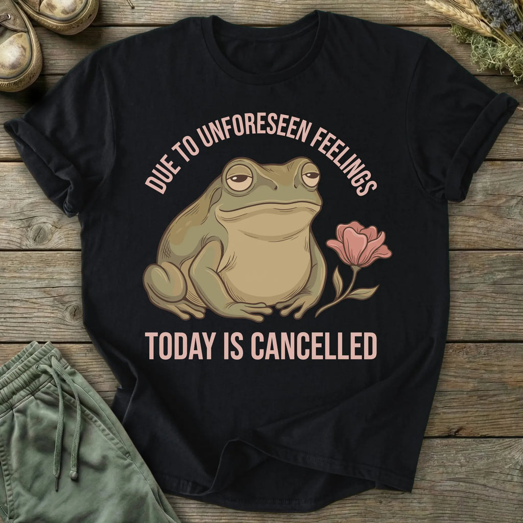 Printify T-Shirt Today Is Cancelled T-Shirt
