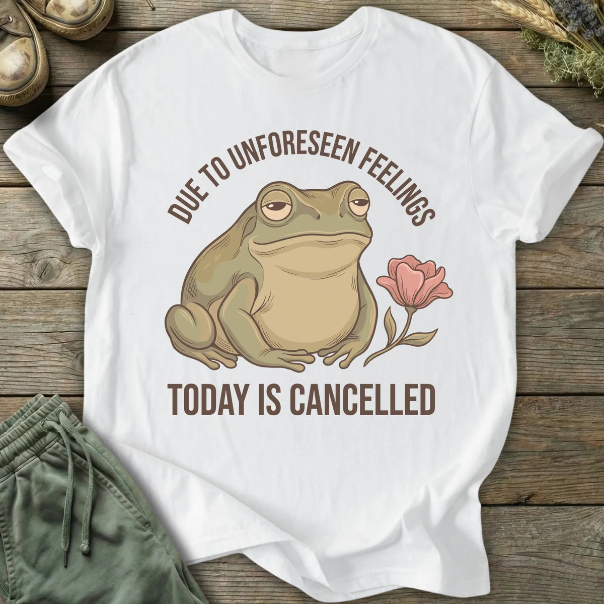 Printify T-Shirt Today Is Cancelled T-Shirt