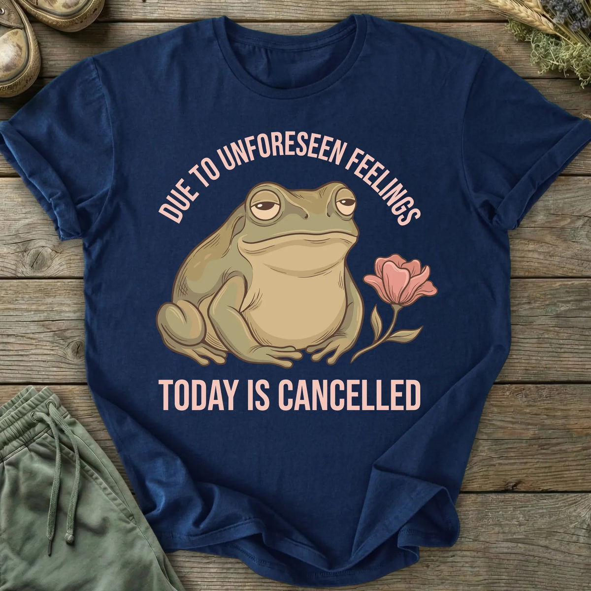 Printify T-Shirt Today Is Cancelled T-Shirt