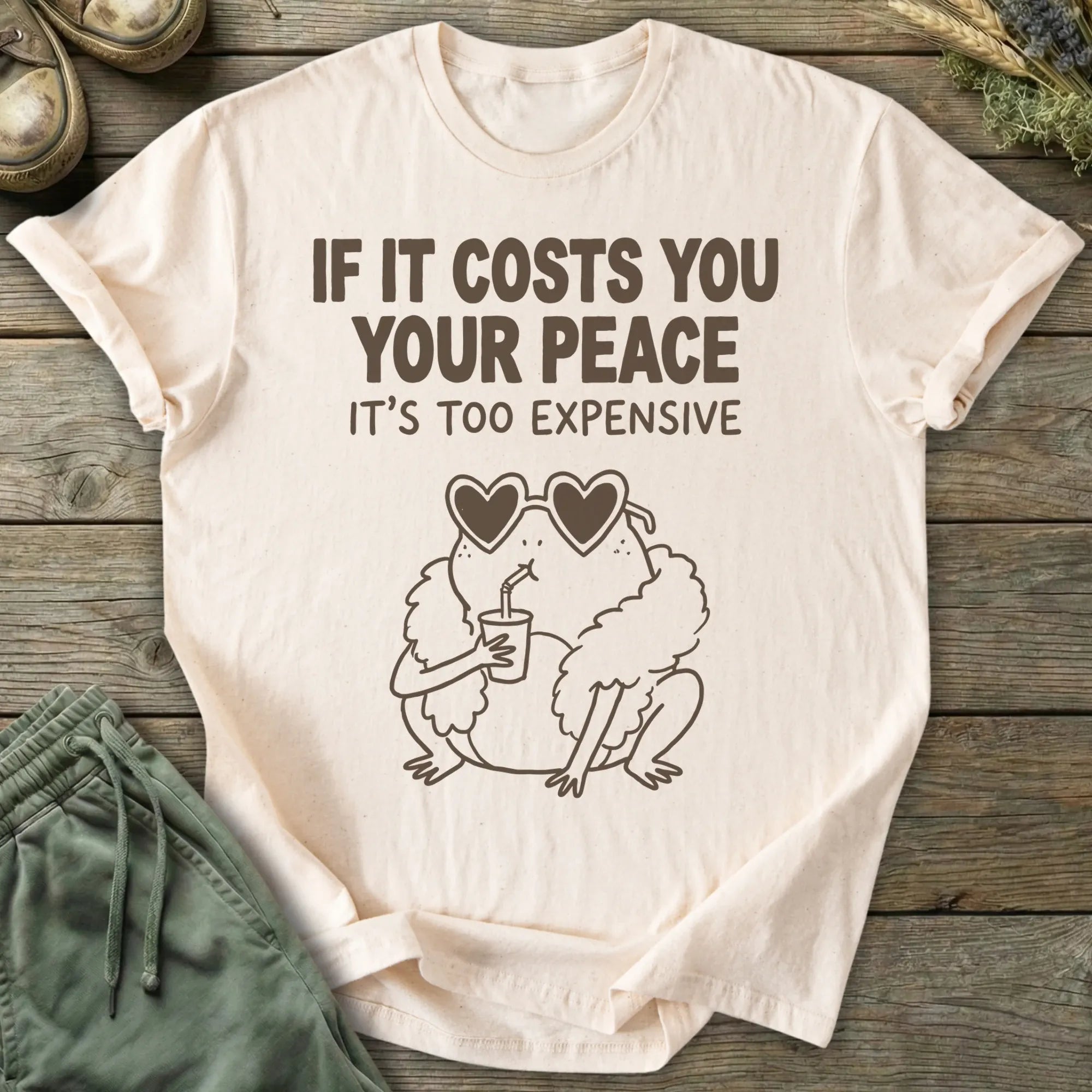 Printify T-Shirt Too Expensive T-Shirt