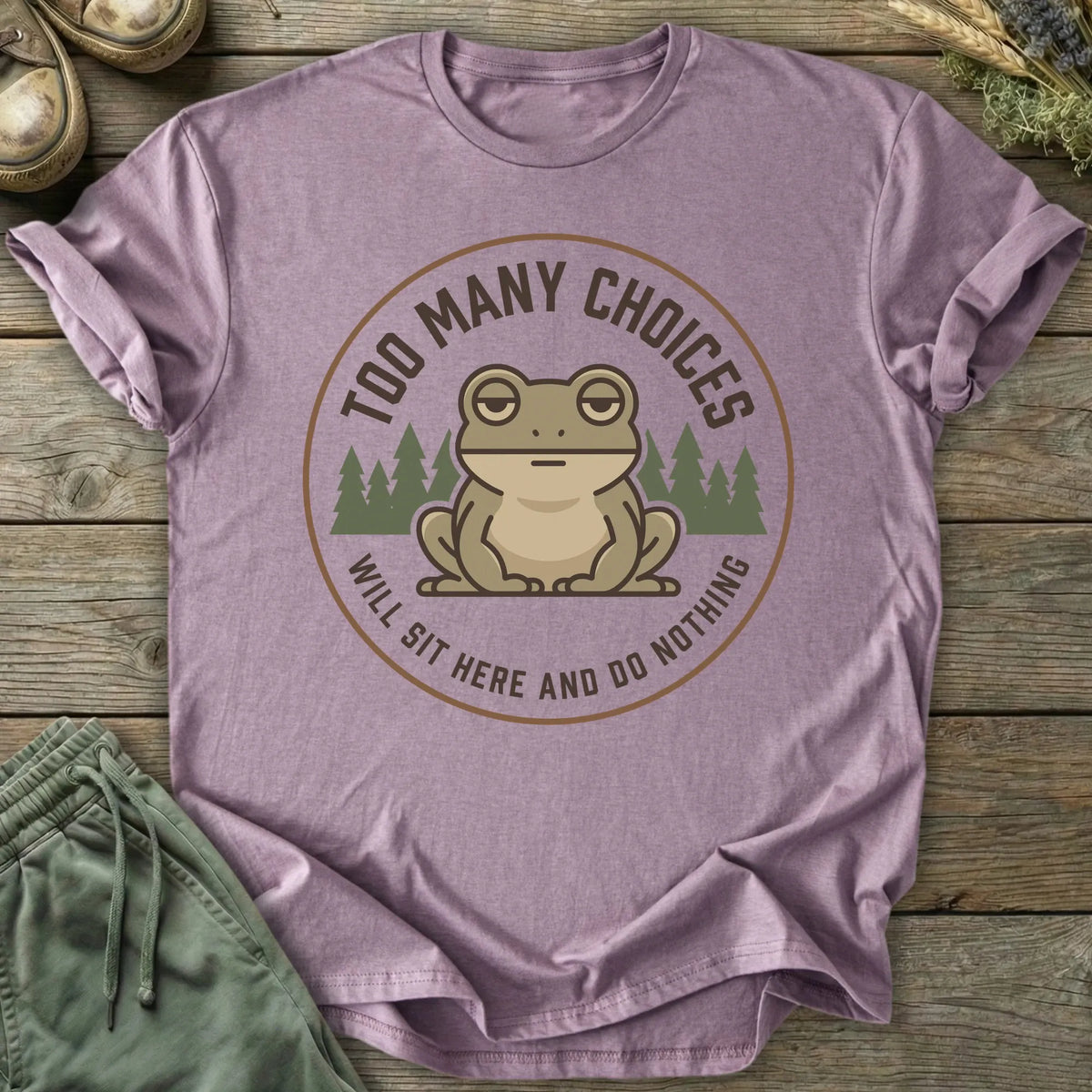 Printify T-Shirt Too Many Choices T-Shirt