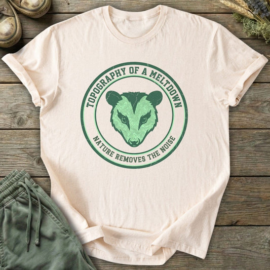 Printify T-Shirt Topography Of A Meltdown T-Shirt