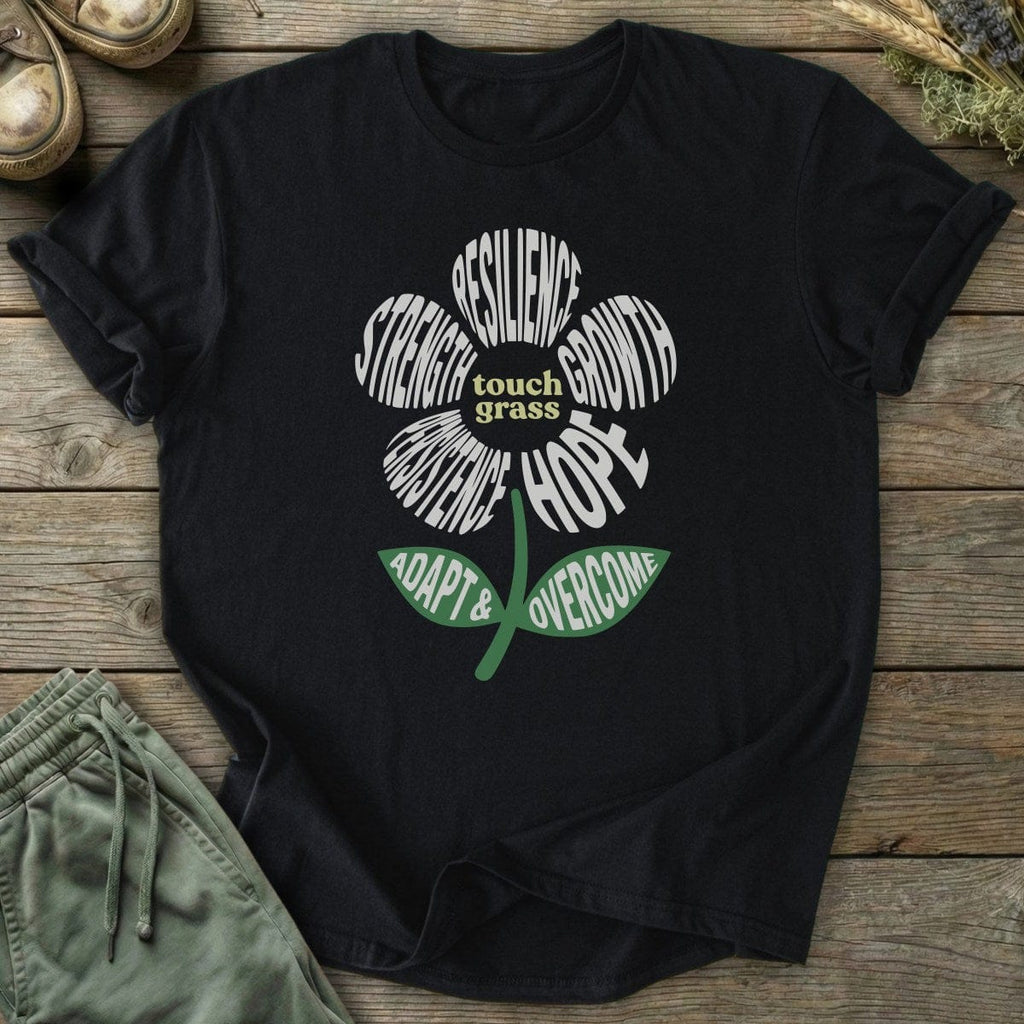 Printify T-Shirt Touch Grass Flower T-Shirt