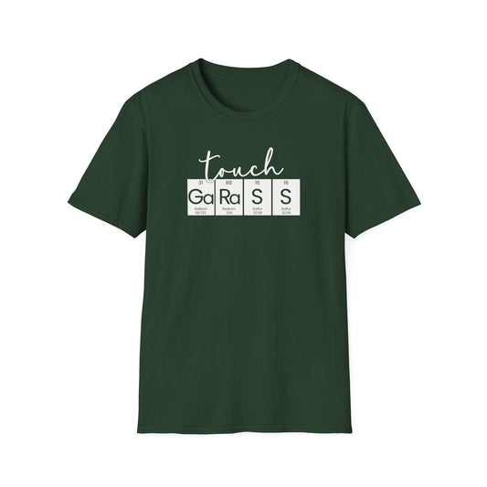 Printify T-Shirt Touch Grass Periodic Table T-Shirt