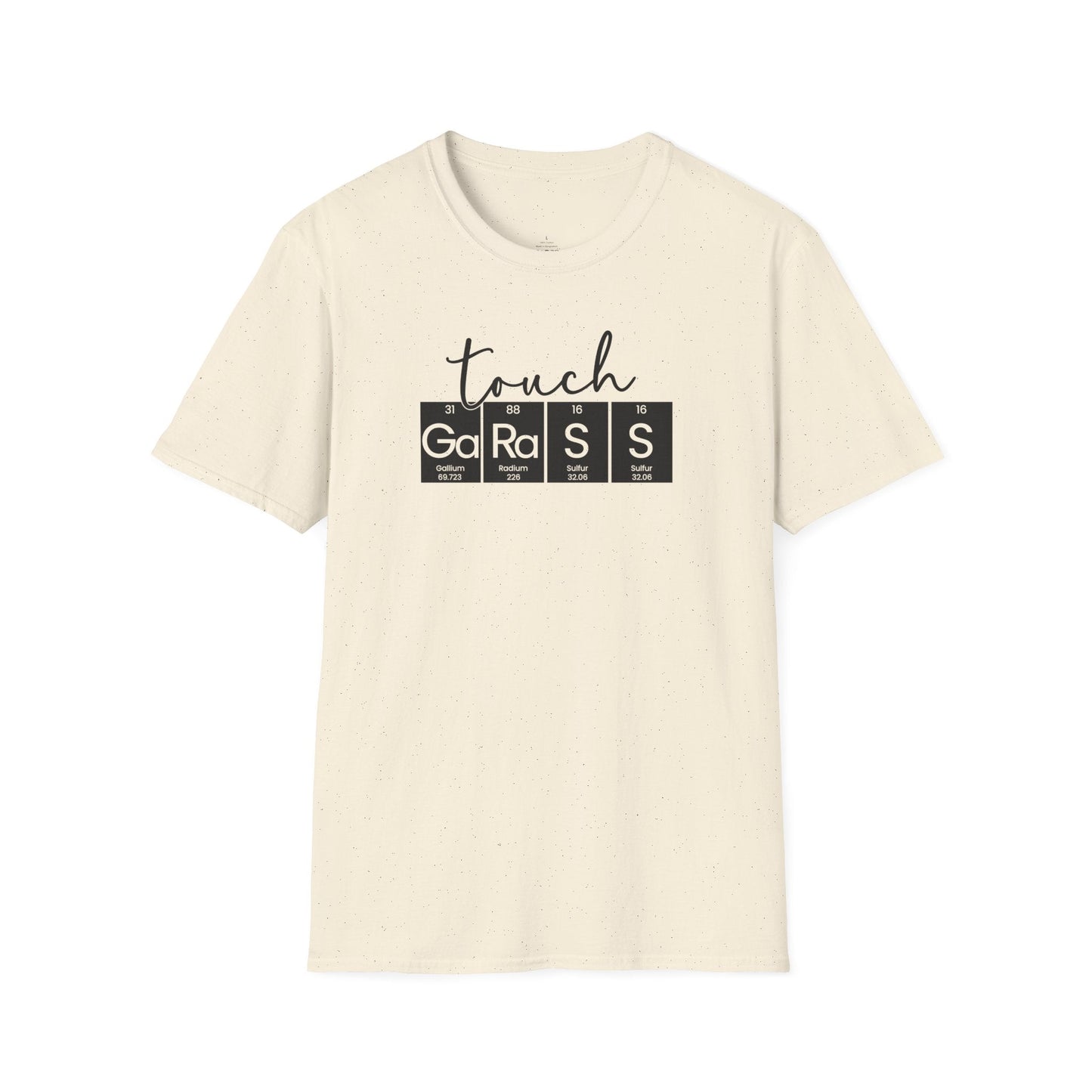 Printify T-Shirt Touch Grass Periodic Table T-Shirt