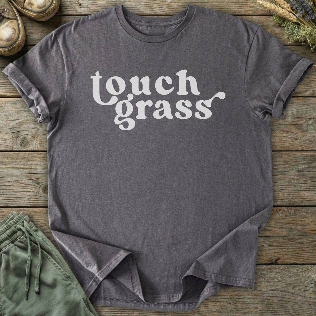 Printify T-Shirt Touch Grass T-Shirt