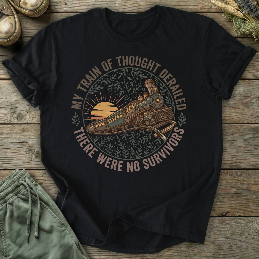 Printify T-Shirt Train Of Thought T-Shirt
