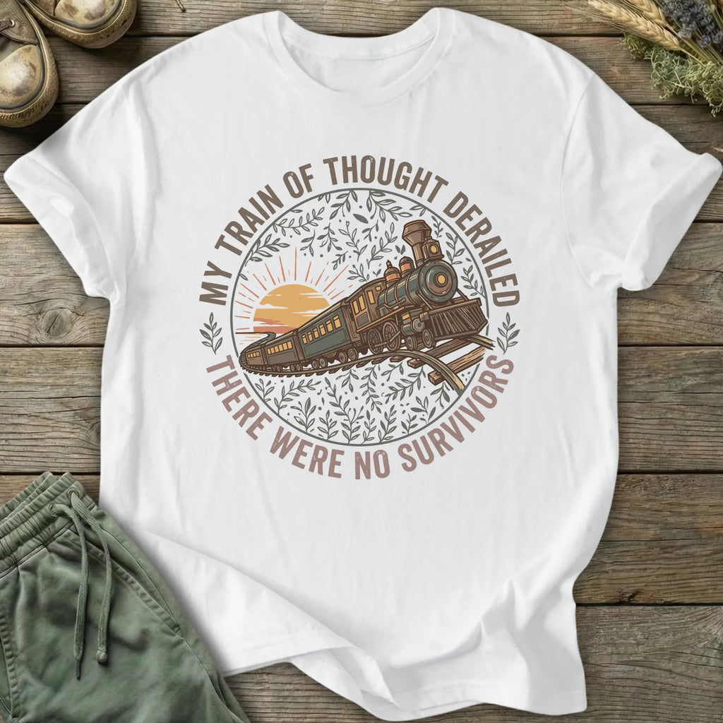 Printify T-Shirt Train Of Thought T-Shirt