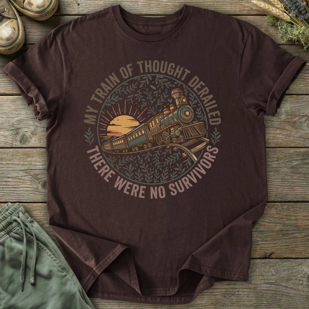 Printify T-Shirt Train Of Thought T-Shirt