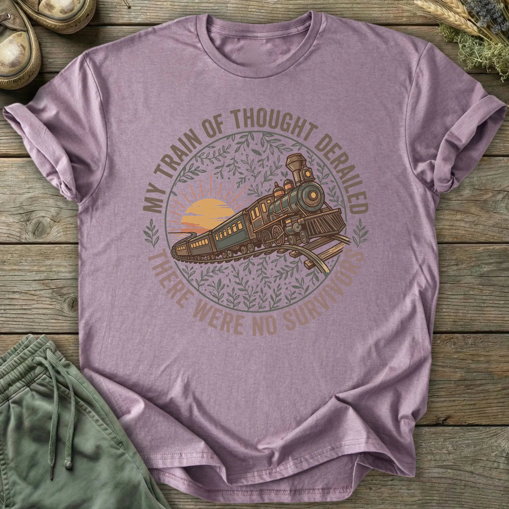 Printify T-Shirt Train Of Thought T-Shirt