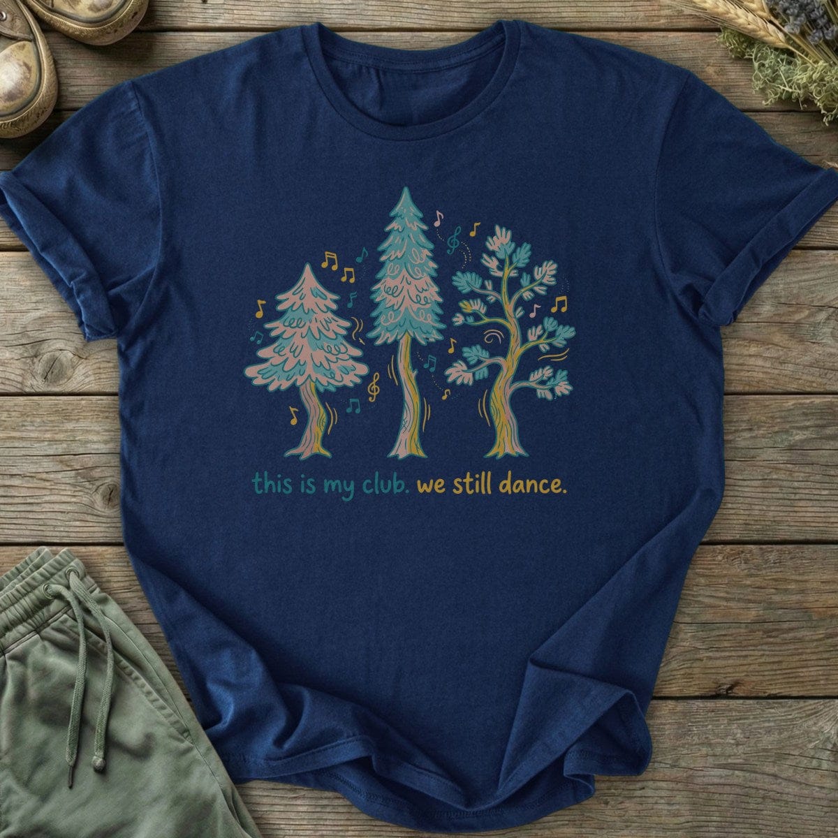 Printify T-Shirt Tree Dance Club T-Shirt