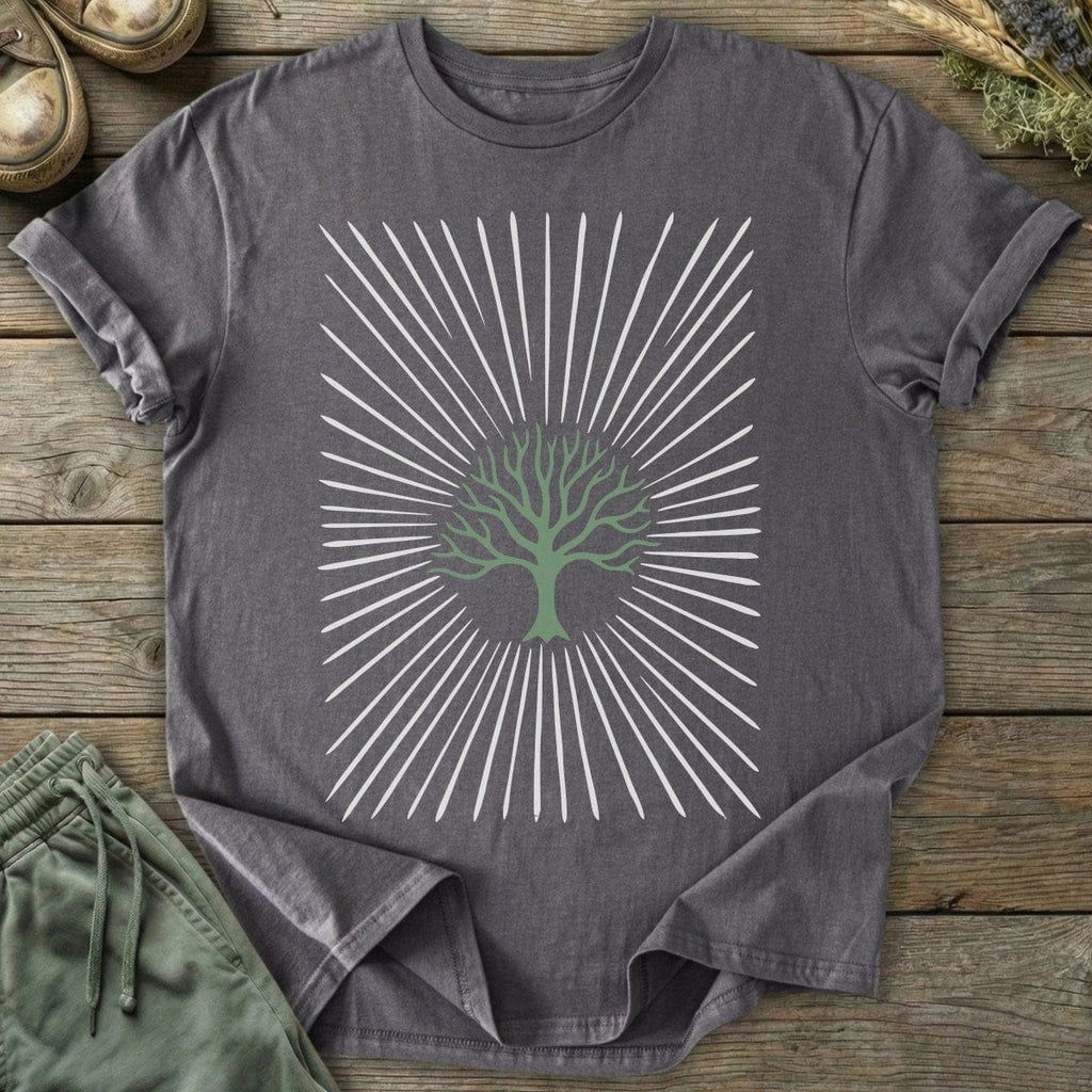 Printify T-Shirt Tree Rays T-Shirt