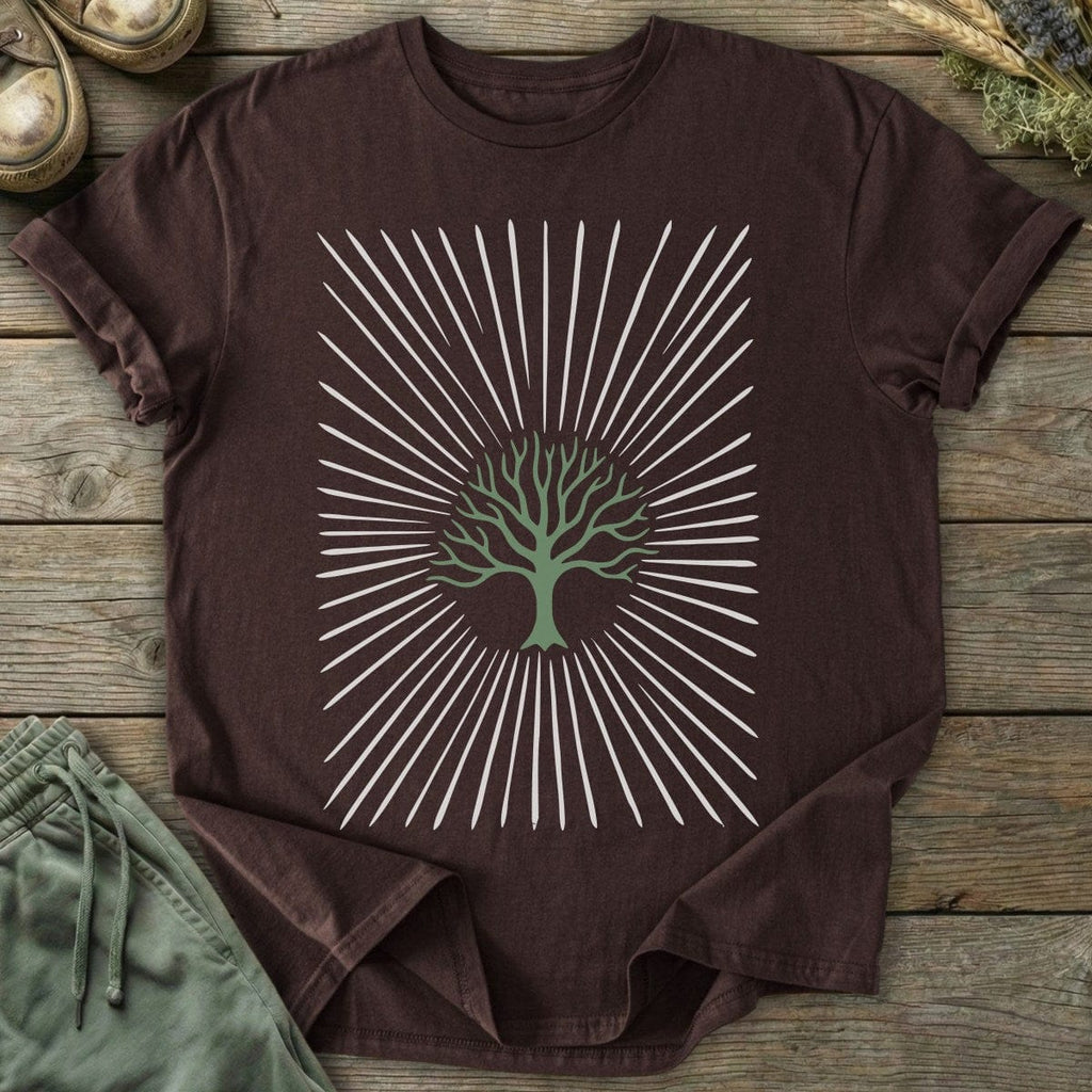 Printify T-Shirt Tree Rays T-Shirt