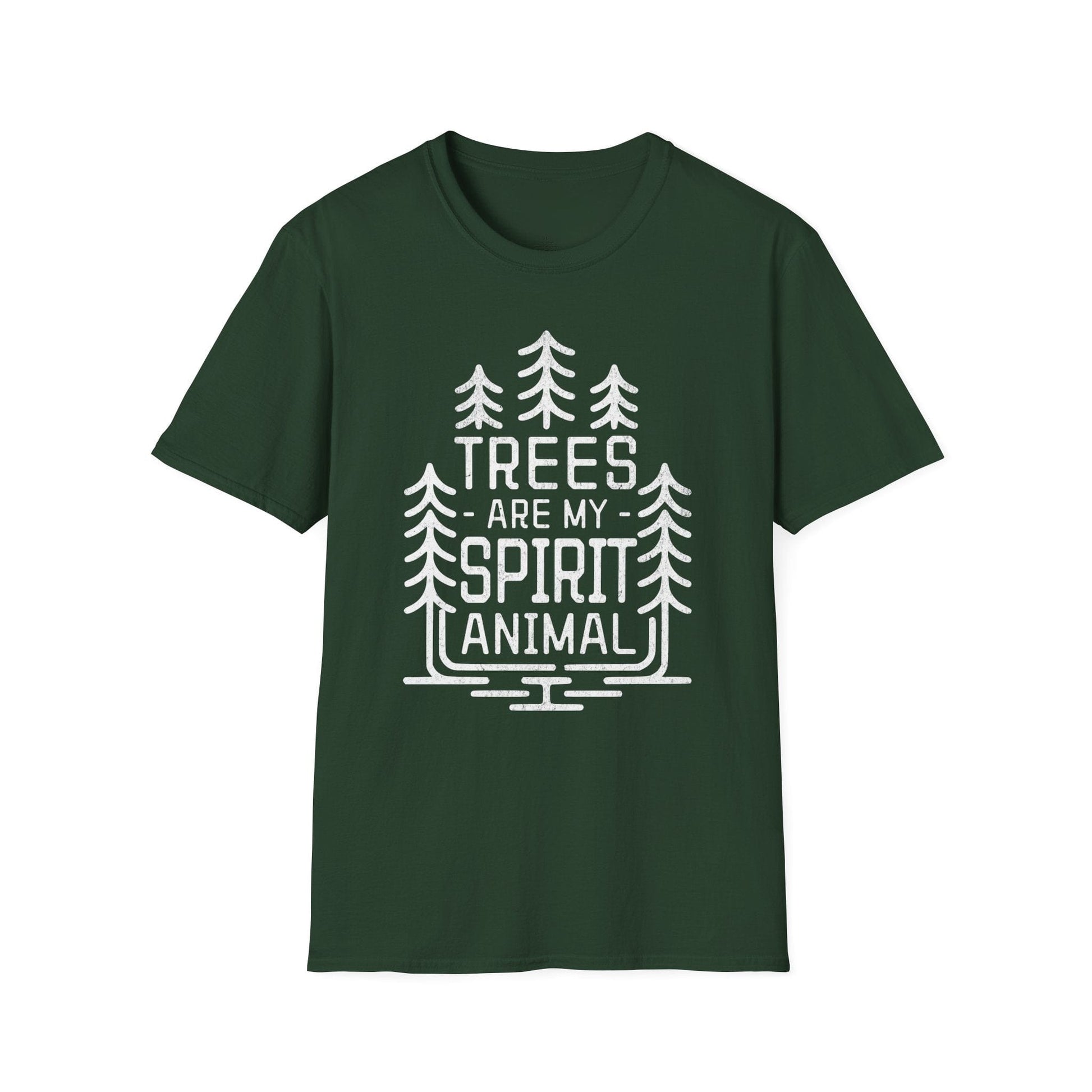 Printify T-Shirt Trees Are My Spirit Animal T-Shirt