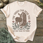 Printify T-Shirt Trees Hear You Deer T-Shirt