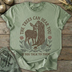 Printify T-Shirt Trees Hear You Deer T-Shirt