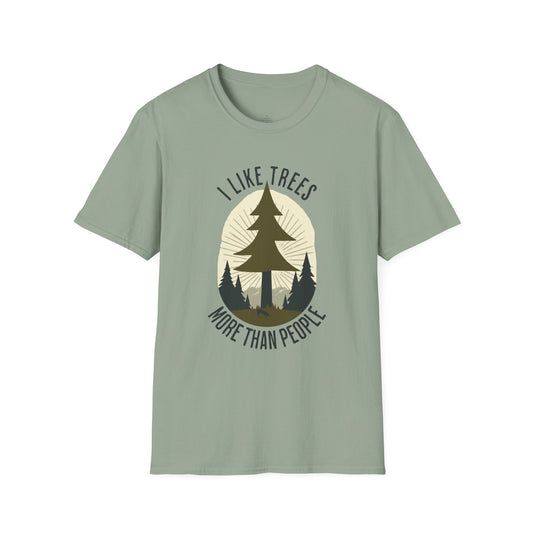 Printify T-Shirt Trees More Than People T-Shirt