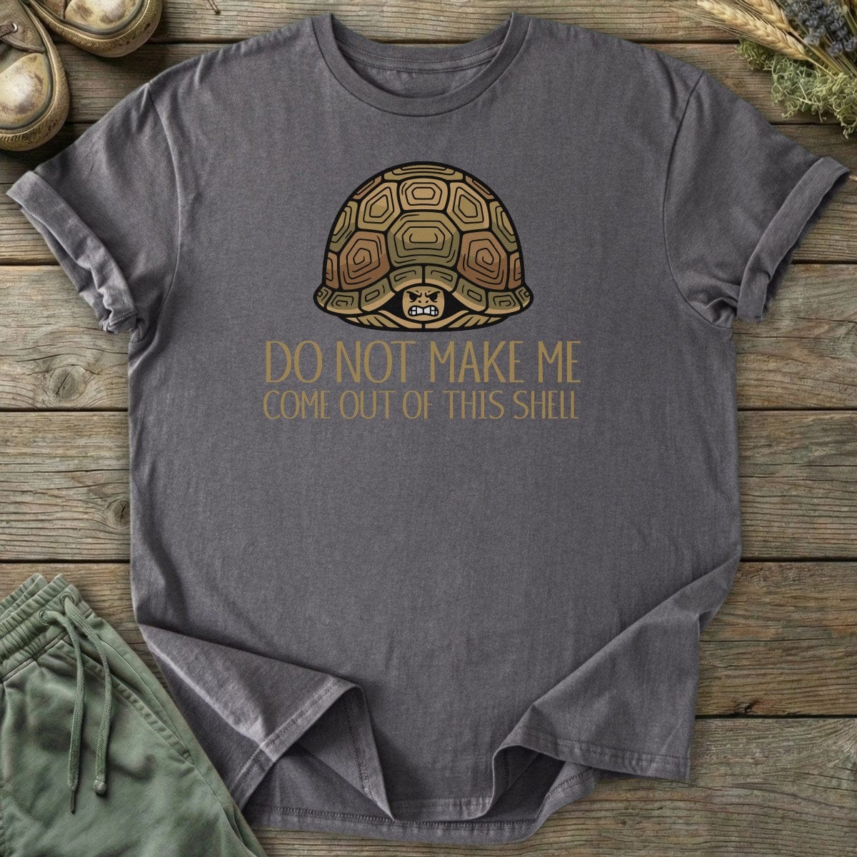 Printify T-Shirt Turtle Shell T-Shirt