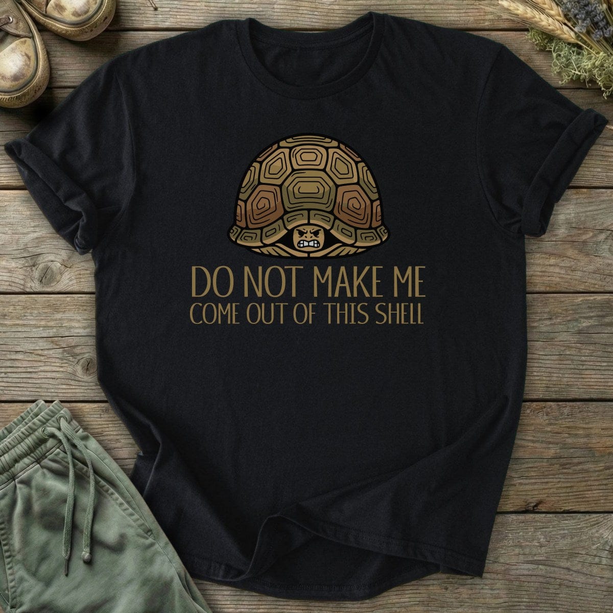 Printify T-Shirt Turtle Shell T-Shirt