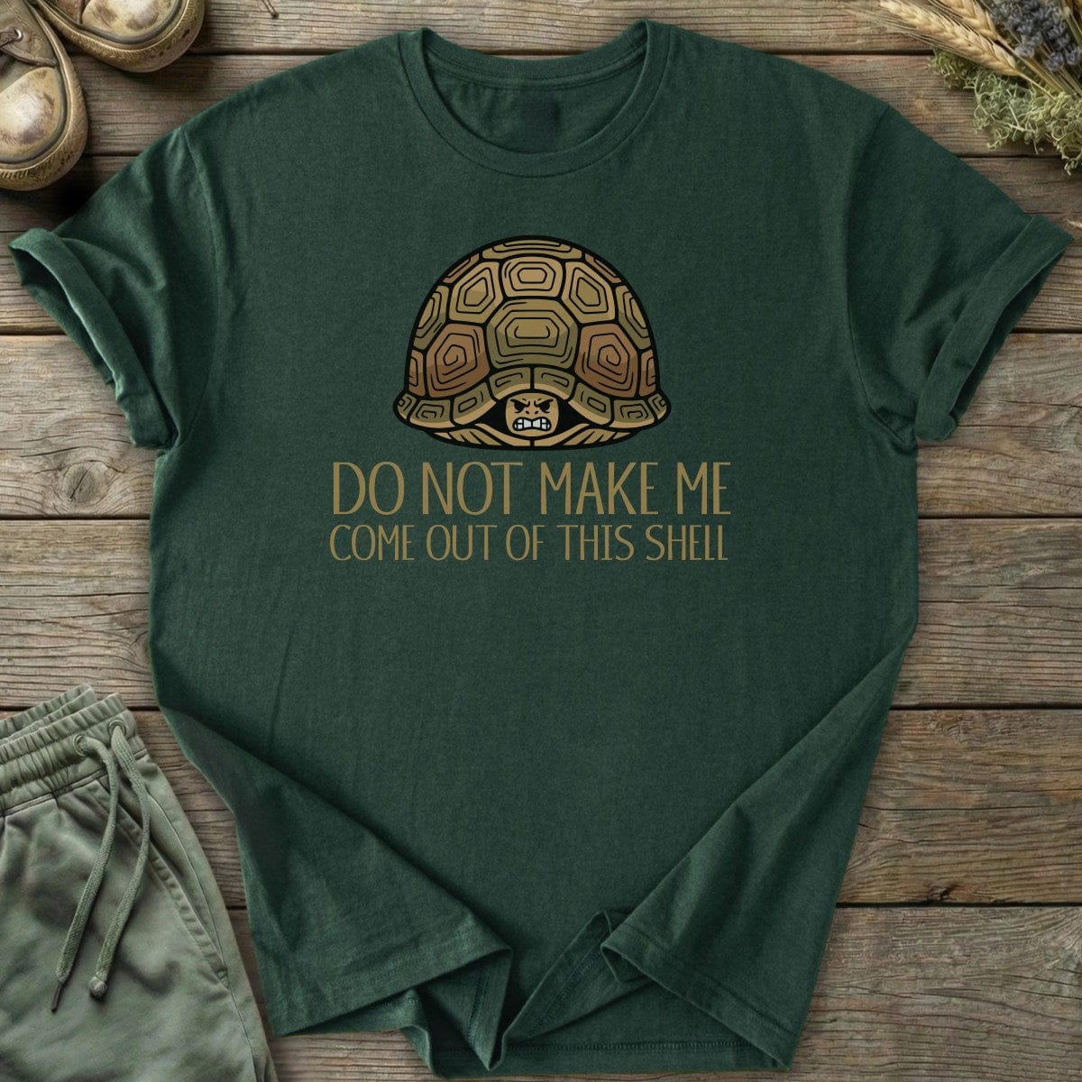 Printify T-Shirt Turtle Shell T-Shirt