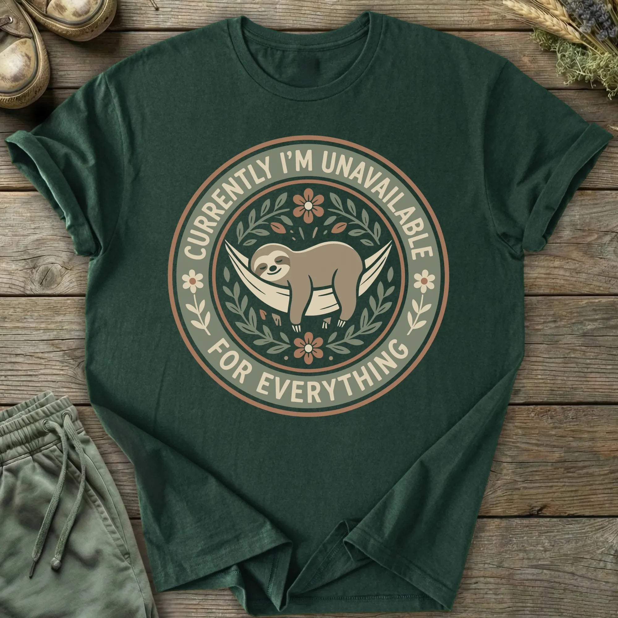 Printify T-Shirt Unavailable For Everything T-Shirt