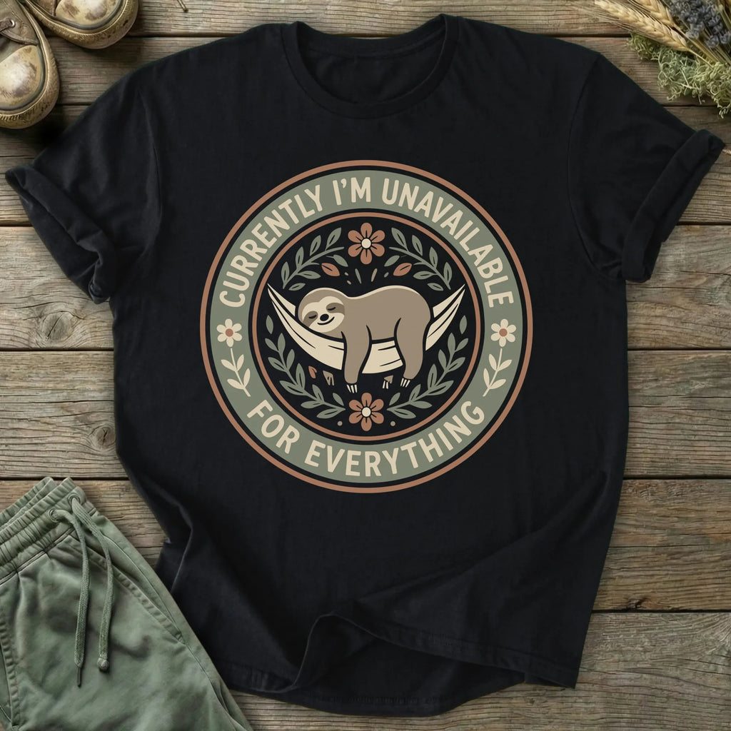 Printify T-Shirt Unavailable For Everything T-Shirt