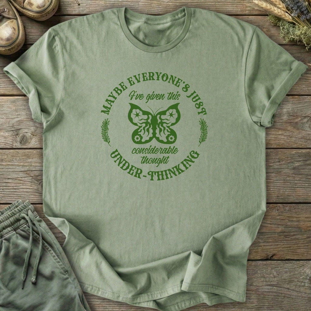 Printify T-Shirt Under Thinking T-Shirt